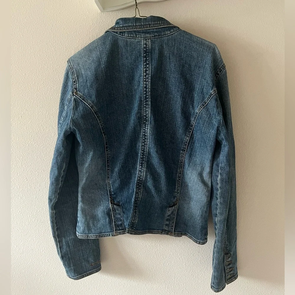 DKNY Y2K Blazer Denim Jacket - Picture 4 of 6